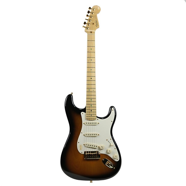Immagine Fender 50th Anniversary American Deluxe Stratocaster Sunburst 2004 - 1