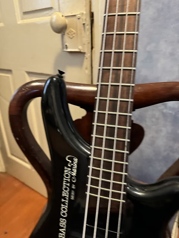 ベース BASS COLLECTION SB301 by Marina Bass Collection Sb301 by marina 4 string bass guitar - Black