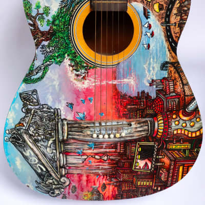 Terra Insolitus hand-painted Guitart by John Lanthier image 3