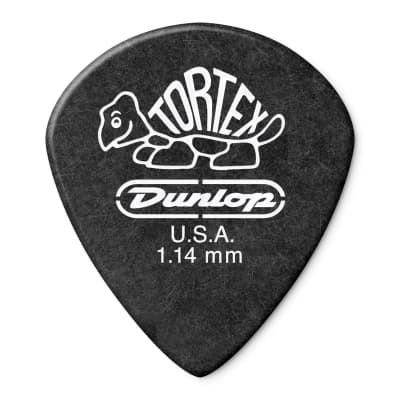 72-Pack! Dunlop Tortex Pitch Black Jazz III Picks 1.14mm 482R1.14 image 1