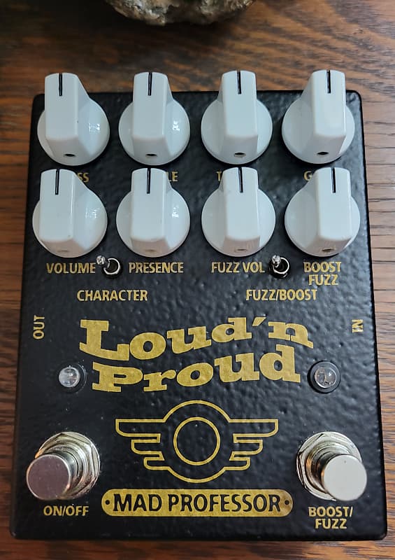 Mad Professor Loud 'N' Proud Overdrive/Fuzz 2018 - Black