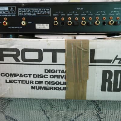 ROTEL RDP 980 multi input DAC 1996 black image 11