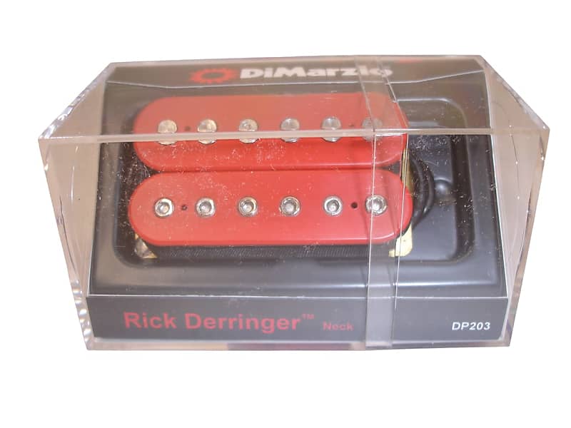 DiMarzio DP203 Rick Derringer Neck Guitar Pickup RED REGULAR SPACING