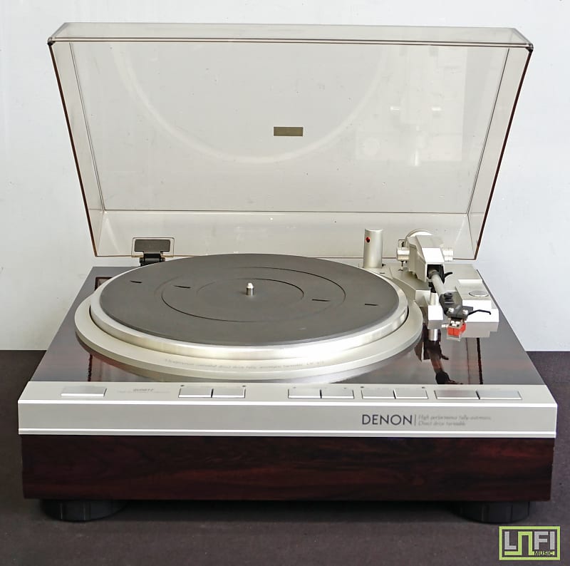 Denon DP-47F Vintage Fully Automatic Direct Drive Vinyl Turntable - 100V  			