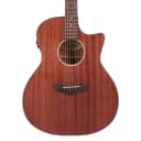 D'Angelico Premier Gramercy LS Grand Auditorium Electro Acoustic in Natural Mahogany Satin