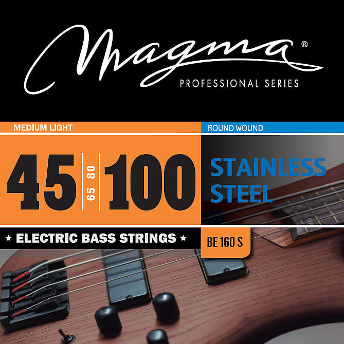 Magma Electric Bass Strings Medium Light Stainless Steel Round