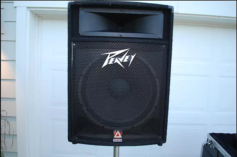 (2) Peavey TLS 5 15" P.A. Speaker with upgraded Eminence Reverb