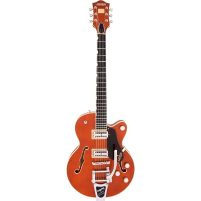 Gretsch  G6659T Players Edition Broadkaster Jr. Center Block Single-Cut with String-Thru Bigsby, USA Full’Tron Pickups, Ebony Fingerboard, Roundup Orange for sale