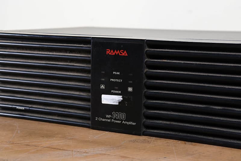 Ramsa WP-1400 Two-Channel Power Amplifier (church owned