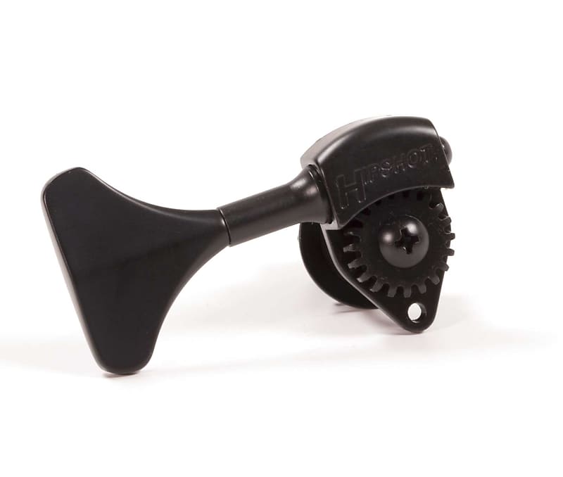 Hipshot Ultralite LIC Tuner HB6Y 1/2 Black Single Bass Reverb