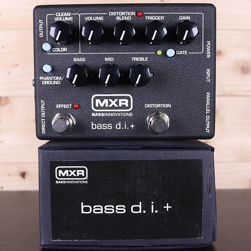 MXR M80 Bass DI + w/ Distortion - Bass Guitar Effect Pedal image 1