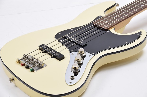 Fender Japan Aerodyne Jazz Bass AJB-M Olympic White | Reverb