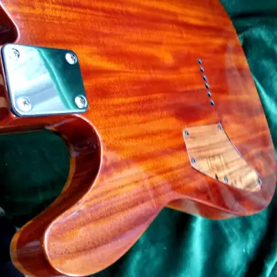 SJ Custom Guitars  Telecaster quilted mango top, one piece mahogany back, gotoh tuners, quantum pickups image 17