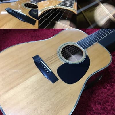 Super rare Morris Special W-50 TF Japan Vintage Acoustic Guitar Natural w/HC Used in Japan Discount image 2
