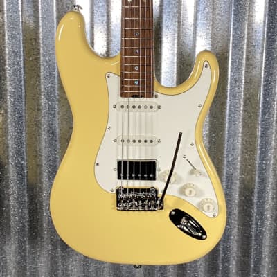 Musi Capricorn Classic HSS Stratocaster Yellow Guitar #0129 Used for sale
