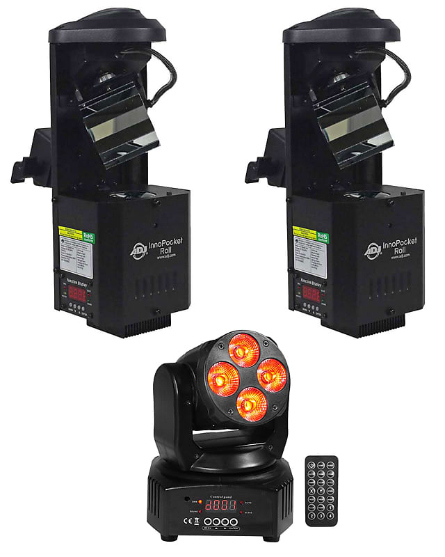 AMERICAN DJ INNO POCKET SCANミラースキャン2台セット AMERICAN DJ INNO POCKET SCANミラースキャン2台セット