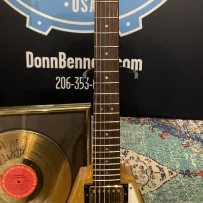 Hamer Brad Whitford’s Aerosmith, Vector Flying V Limited Edition, #001!! Authenticated! (#78) 1997 image 13