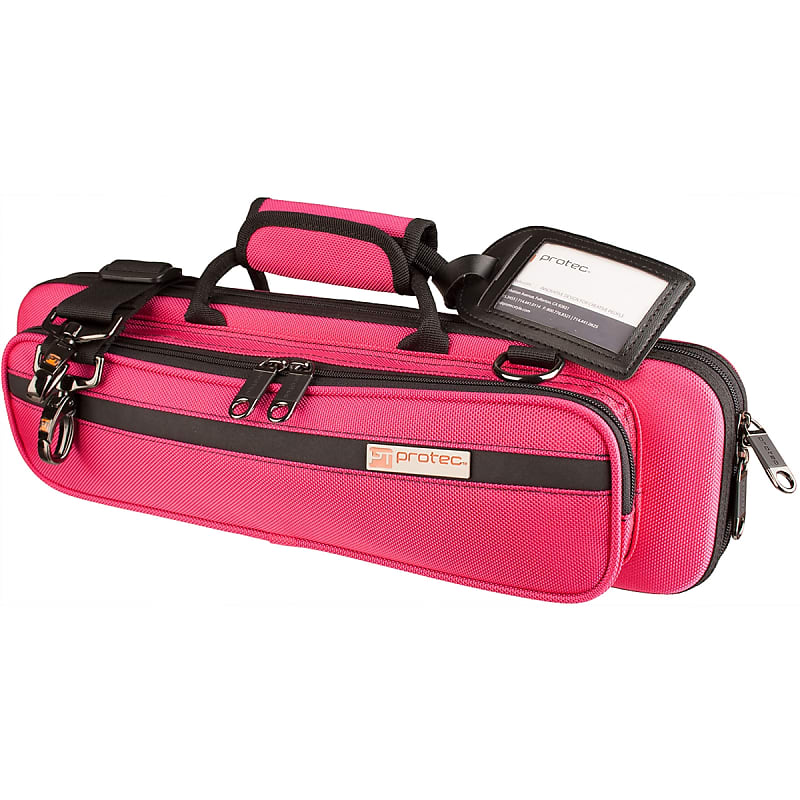 Protec PB308HP Slimline Flute Pro Pac Case, in Hot Pink image 1