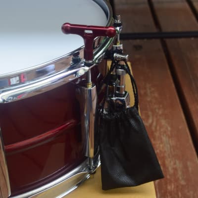 pearl 6.5x14 Sensitone Snare Drum  2022 Cherry Red image 2