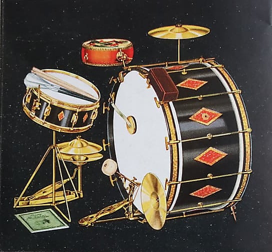 Original Leedy Drum Catalog "T" Depression Era 1933 Reverb