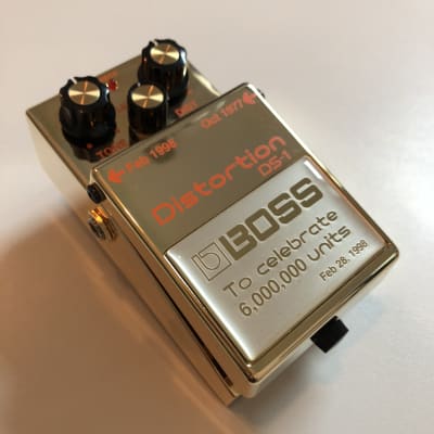 Boss DS-1 Distortion, rare golden edition 1998 Gold image 14