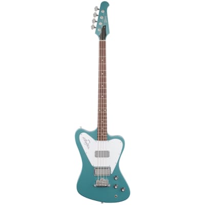 Gibson Non-Reverse Thunderbird Electric Bass (with Case), Pelham Blue image 2
