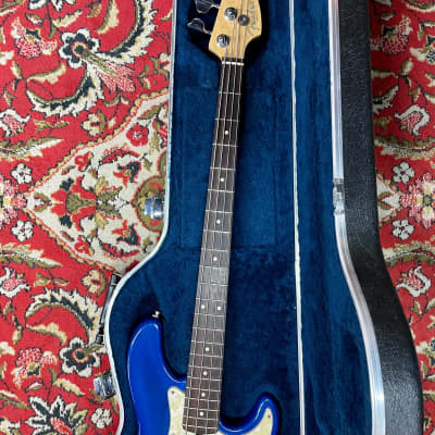 Fender Jazz Bass Deluxe 50th Anniversary SS Blue Sunburst Case USA 1996 image 10