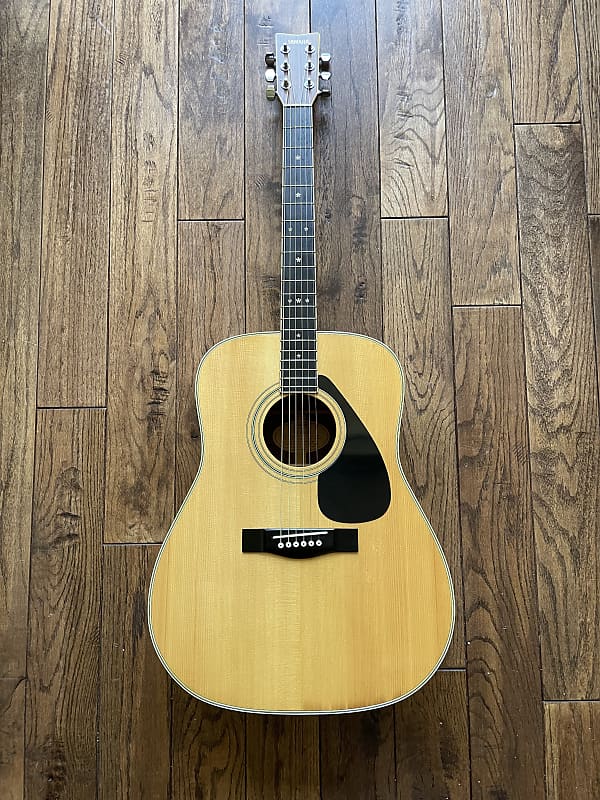 1980s Yamaha FG-350D Acoustic Dreadnought Guitar Natural