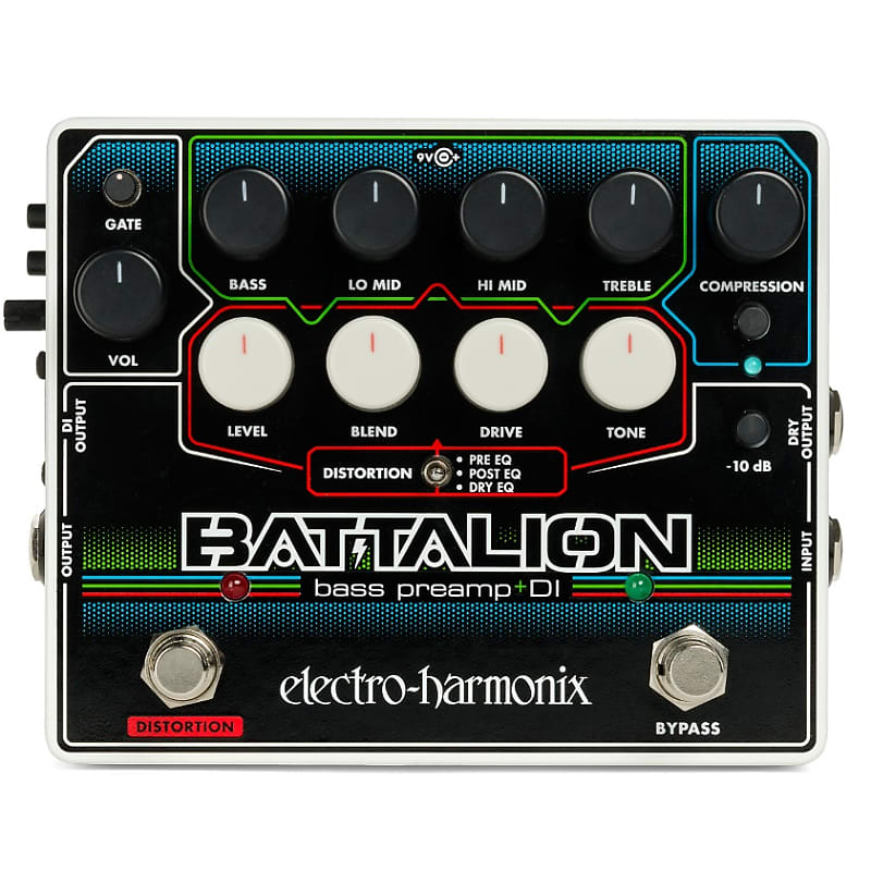 New Electro-Harmonix EHX Battalion Bass Preamp DI Pedal! image 1