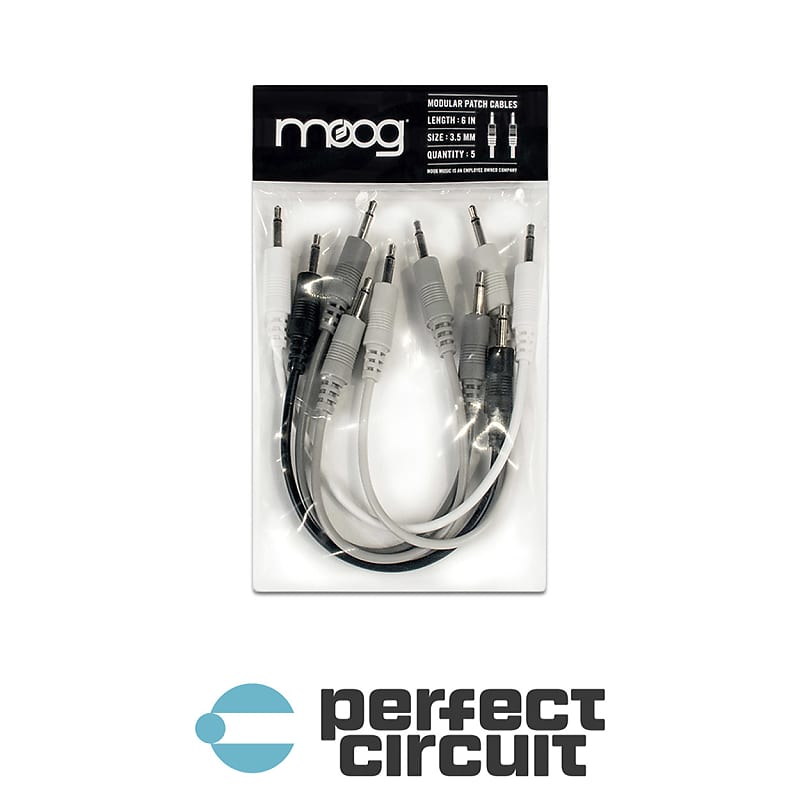 Moog Mother-32 6" Patch cables (5-Pack) image 1
