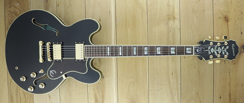 Epiphone Sheraton II Pro Ebony 21111521409 | Reverb