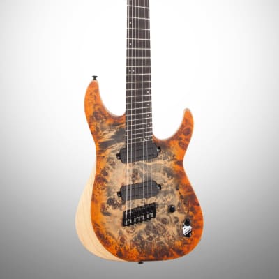 Schecter Reaper 7MS Electric Guitar, 7-String, Inferno Burst image 2
