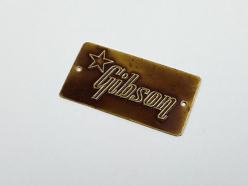 Gibson Brass Case Badge 50s-Badge? We Ain't Got No Stinkin' | Reverb