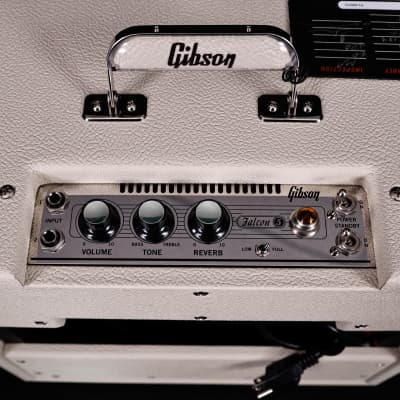 Gibson Falcon 5 1 x 10" Combo, Cream Bronco, Oxblood Grille image 3