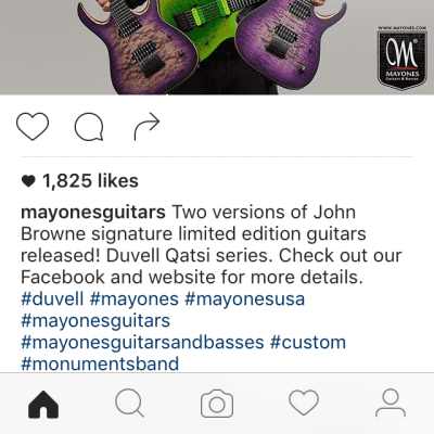 Mayones Qatsi prototype 2016 Anja Burst image 8