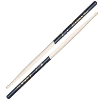 Zildjian Z5AD Dip Series 5A Wood Tip Drum Sticks Natural / Black image 1