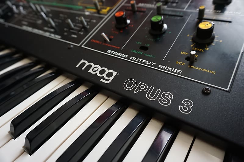 Moog Opus 3 - Classic analog poly synthesizer 1980 image 1