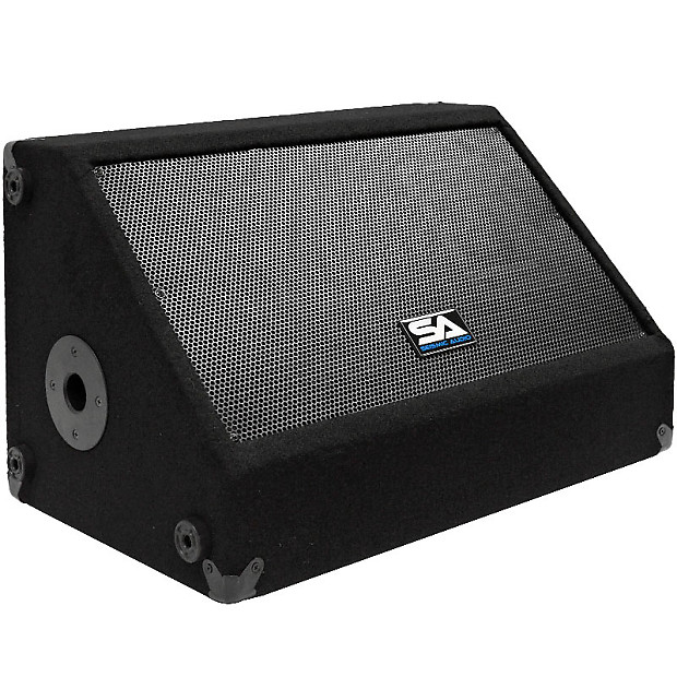 Seismic Audio SA-10MXSingle Passive 1x10" 300w Floor Monitor Wedge Speaker w/ Titanium Horn image 1
