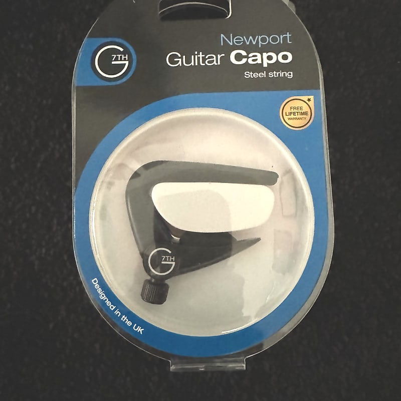 G7th G7th Newport Capo For Steel String Guitars - Black image 1