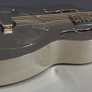 Dobro Hound-Dog M14 Metal body Acoustic Round Neck Resonator Guitar image 2