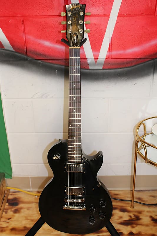 Gibson 1989 Les Paul Studio Model Ebony Electric Guitar USA image 1