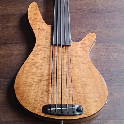 Rob Allen MB-2 5 strings Koa fretless #1656 for sale