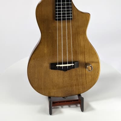 Big Island E-Ukulele Longneck EUL SMP N 2023 - Natural Spalted Maple image 3