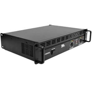 Seismic Audio LE-3000 2-Channel 3000w Power Amplifier