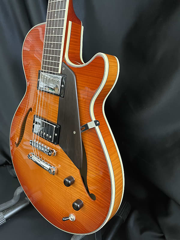 Sadowsky Archtop Violin Burst Guitar at The Music Emporium