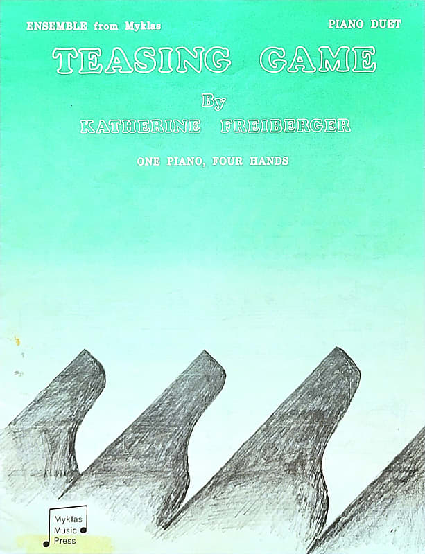 USED Sheet Music Teasing Game Piano Duet Reverb