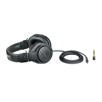 Audio-Technica ATH-M20X M Series Professional Closed Back Monitor Headphones [Black] image 2