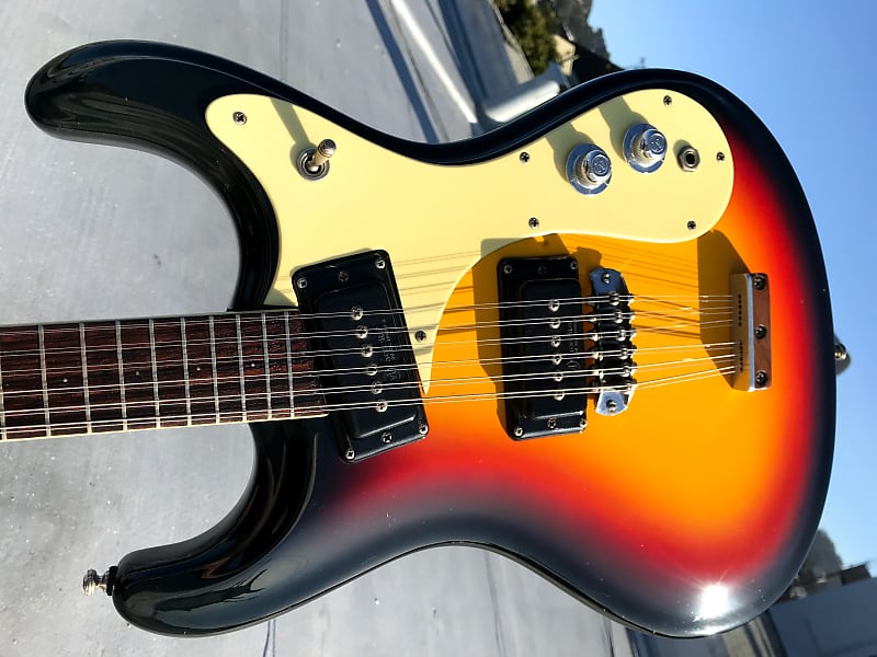 Mosrite Ventures XII 1966 Sunburst 12-string electric guitar image 1