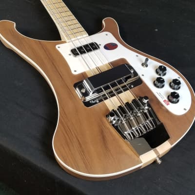 Rickenbacker 4003W Walnut Electric Bass, Maple Neck, Full Inlay, Wired For Stereo, W/Case image 9