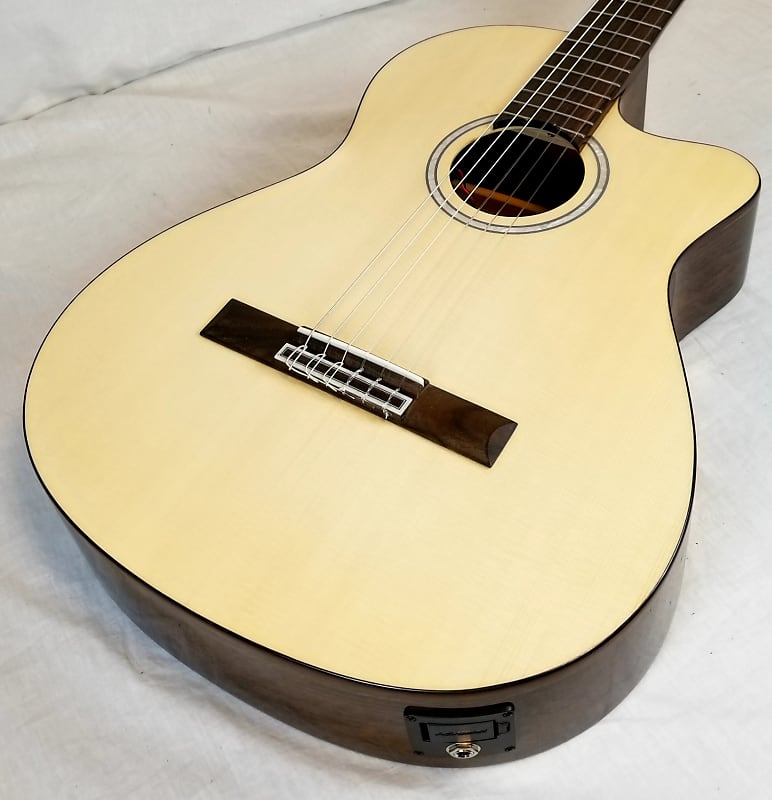 Classical Guitars, Cordoba, Cordoba Fusion 5 Limited Spruce/Bocote Nylon  String Classical Guitar, Natural